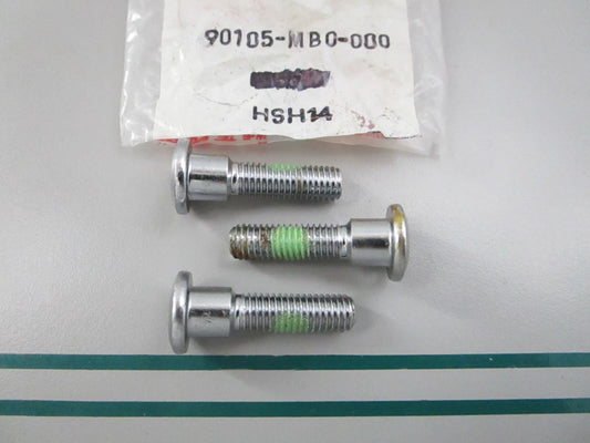 NEW OEM (LOT OF 3) 90105-MB0-000 Honda Brake Disk Bolt 0810