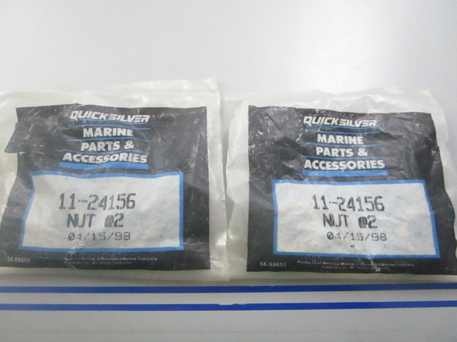 *NEW OEM* (LOT OF 4) 0810 Mercury Quicksilver Nut 11-24156