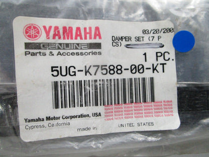 NEW OEM 5UG-K7588-00-KT Yamaha 7 Pc Damper Set 0810