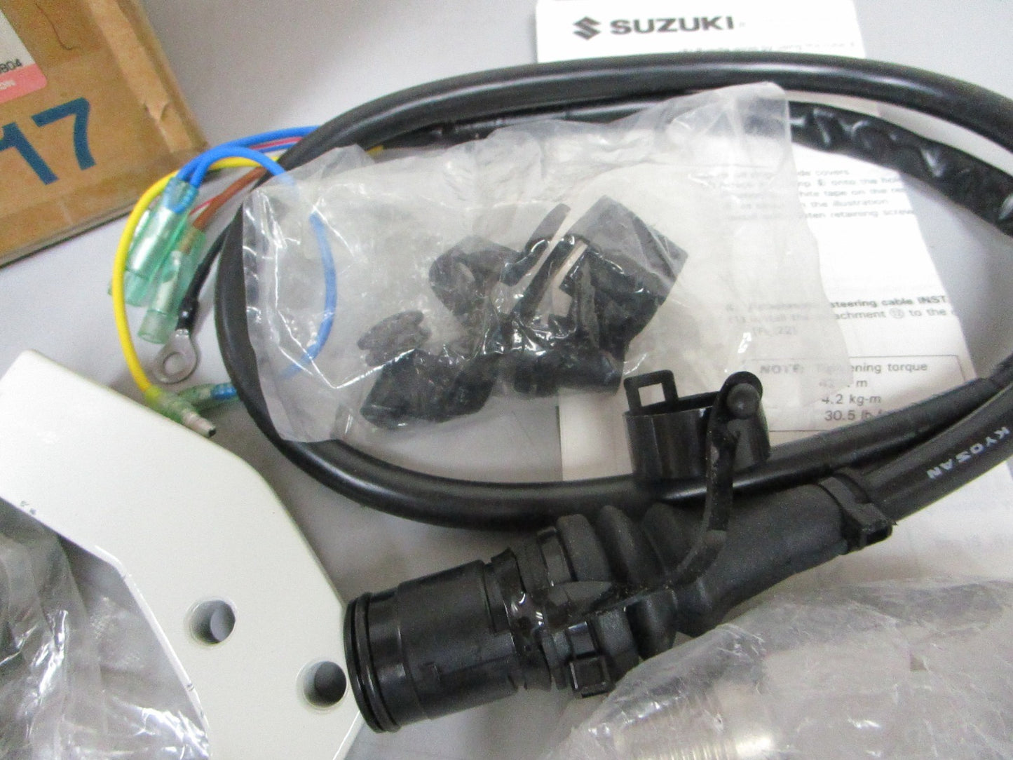 *NEW OEM* 0720 Suzuki DF 9.9 hp 96' 97' 98' Remote Control Parts 67130-93E21-Z11