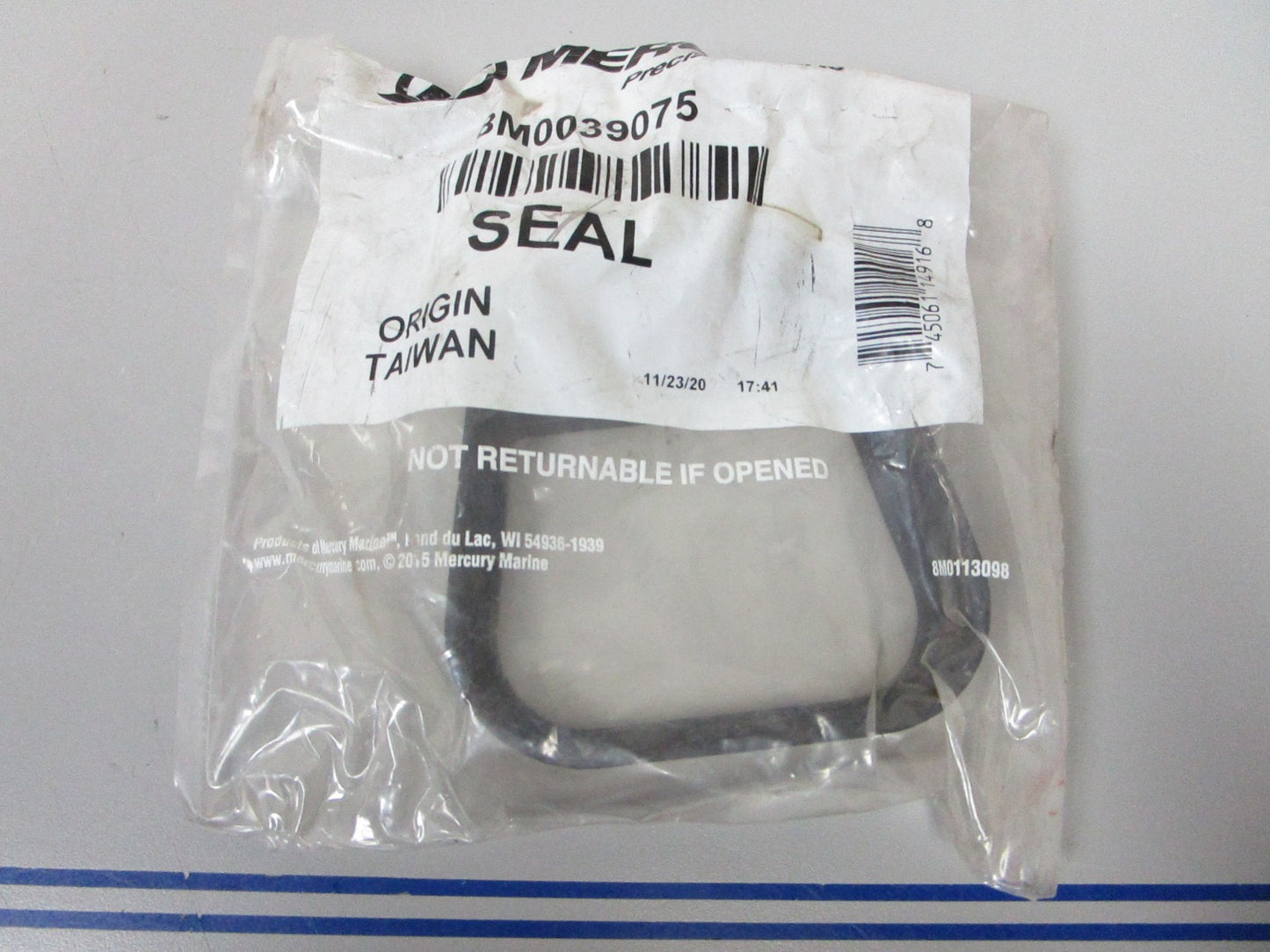 *NEW OEM* 0720 Mercury Quicksilver Seal 8M0039075