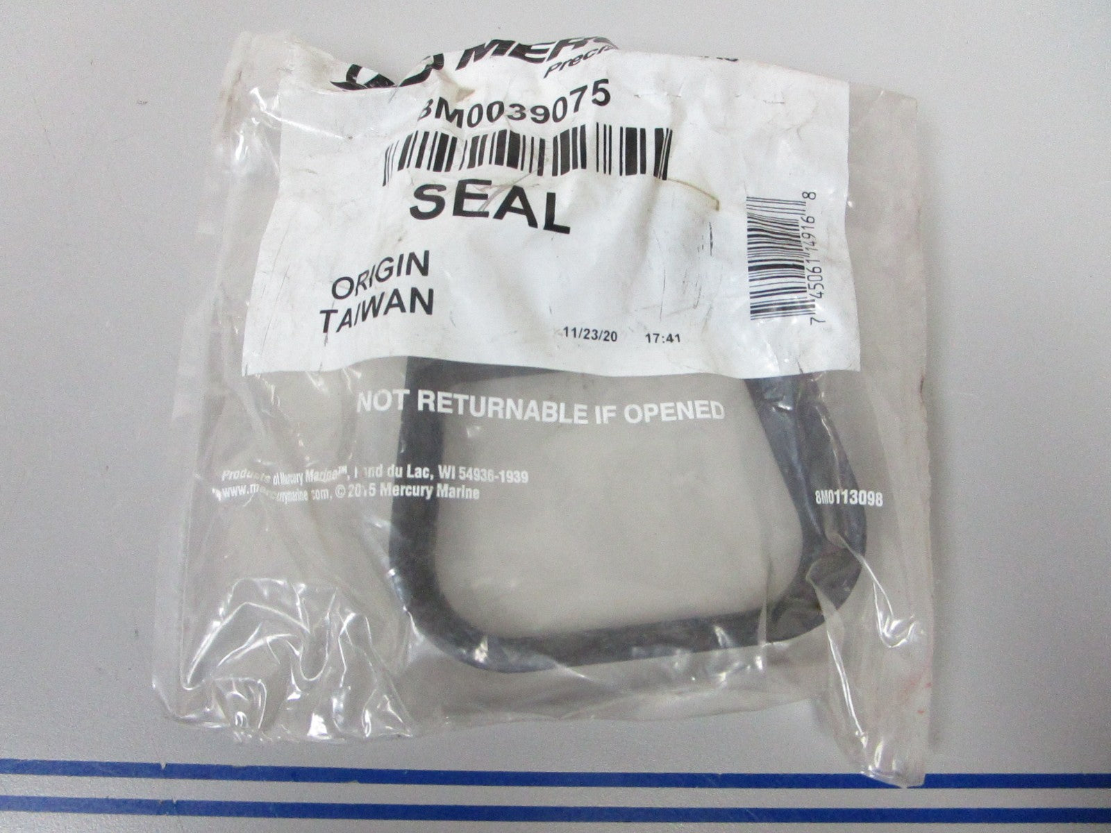 *NEW OEM* 0720 Mercury Quicksilver Seal 8M0039075