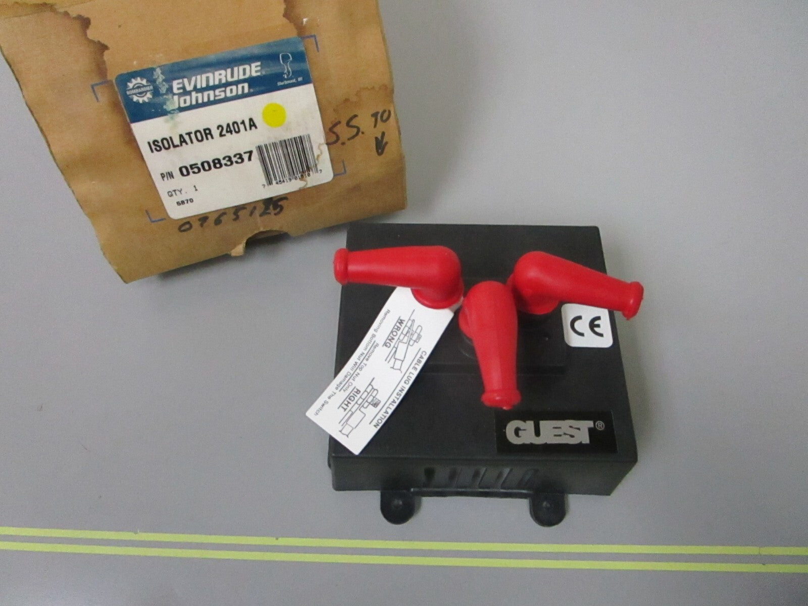 *NEW OEM* 0720 OMC Johnson Evinrude Isolator 2401A 508337 0508337