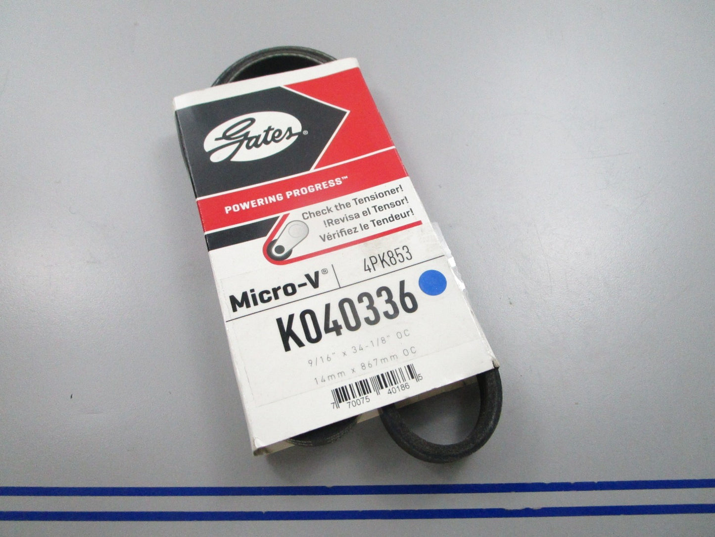 NEW K040336 Gates Micro-V Serpentine Belt 0810