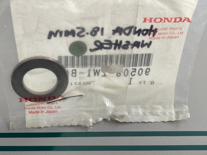 NEW OEM 90508-ZW1-B00 Honda 18.5mm Washer 0810