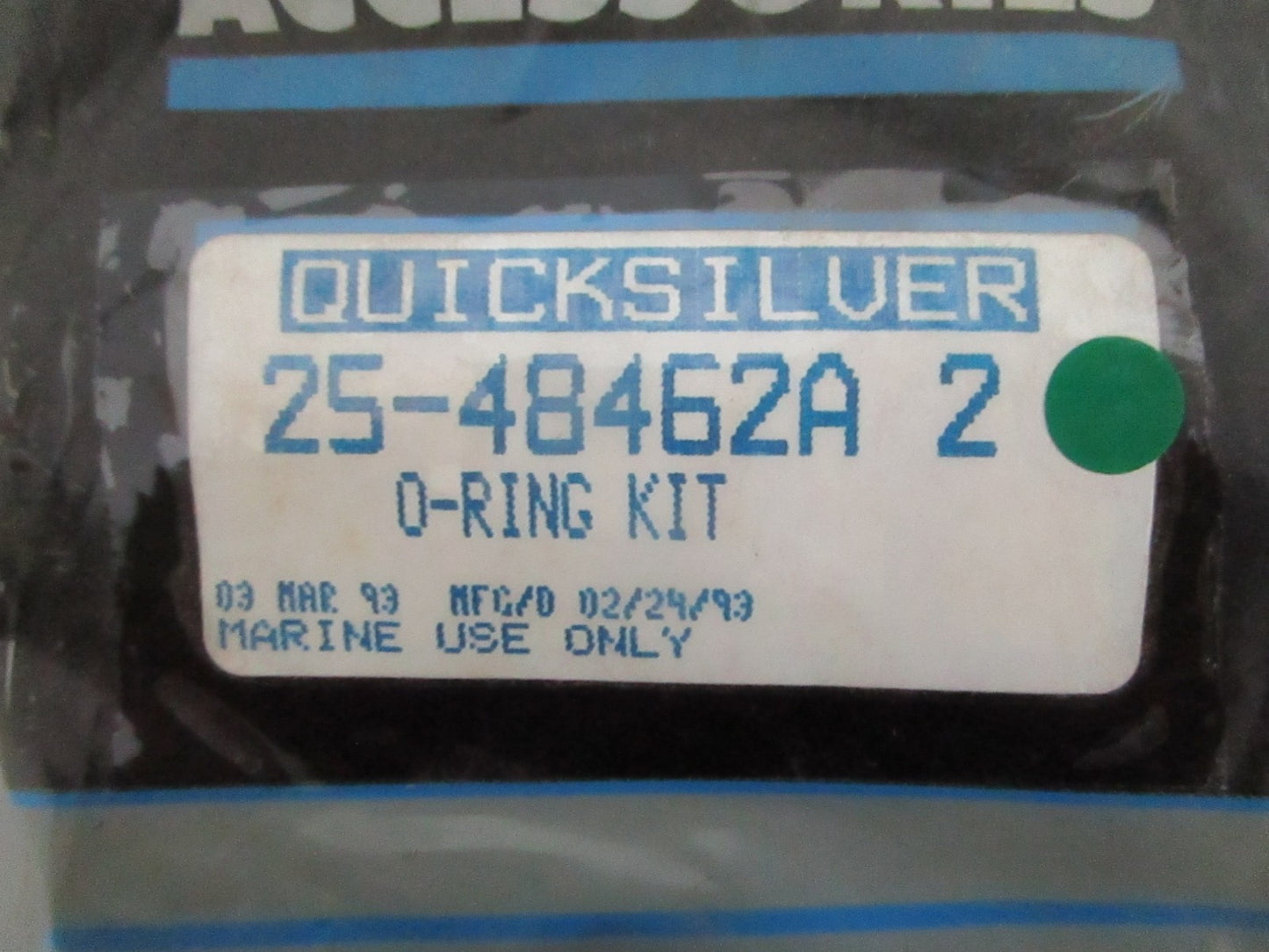 NEW OEM 25-48462A2 Mercury Quicksilver O-Ring Kit 0820