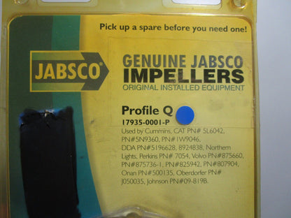 *NEW* 0810 Jabsco Impeller 17935-0001-P Replaces: Volvo 875660 875736-1