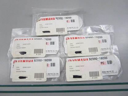 NEW OEM (LOT OF 5) 92990-18200-00 Yamaha Washer 0810