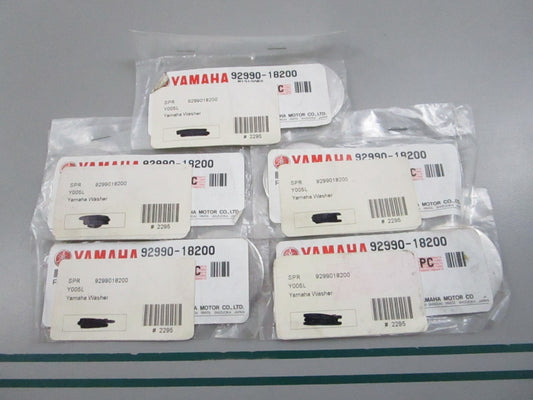 NEW OEM (LOT OF 5) 92990-18200-00 Yamaha Washer 0810