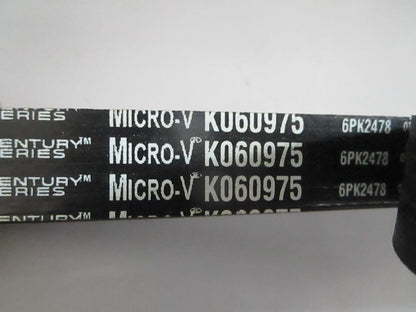 NEW K060975 Gates Century Series Micro-V Serpentine Belt 0820