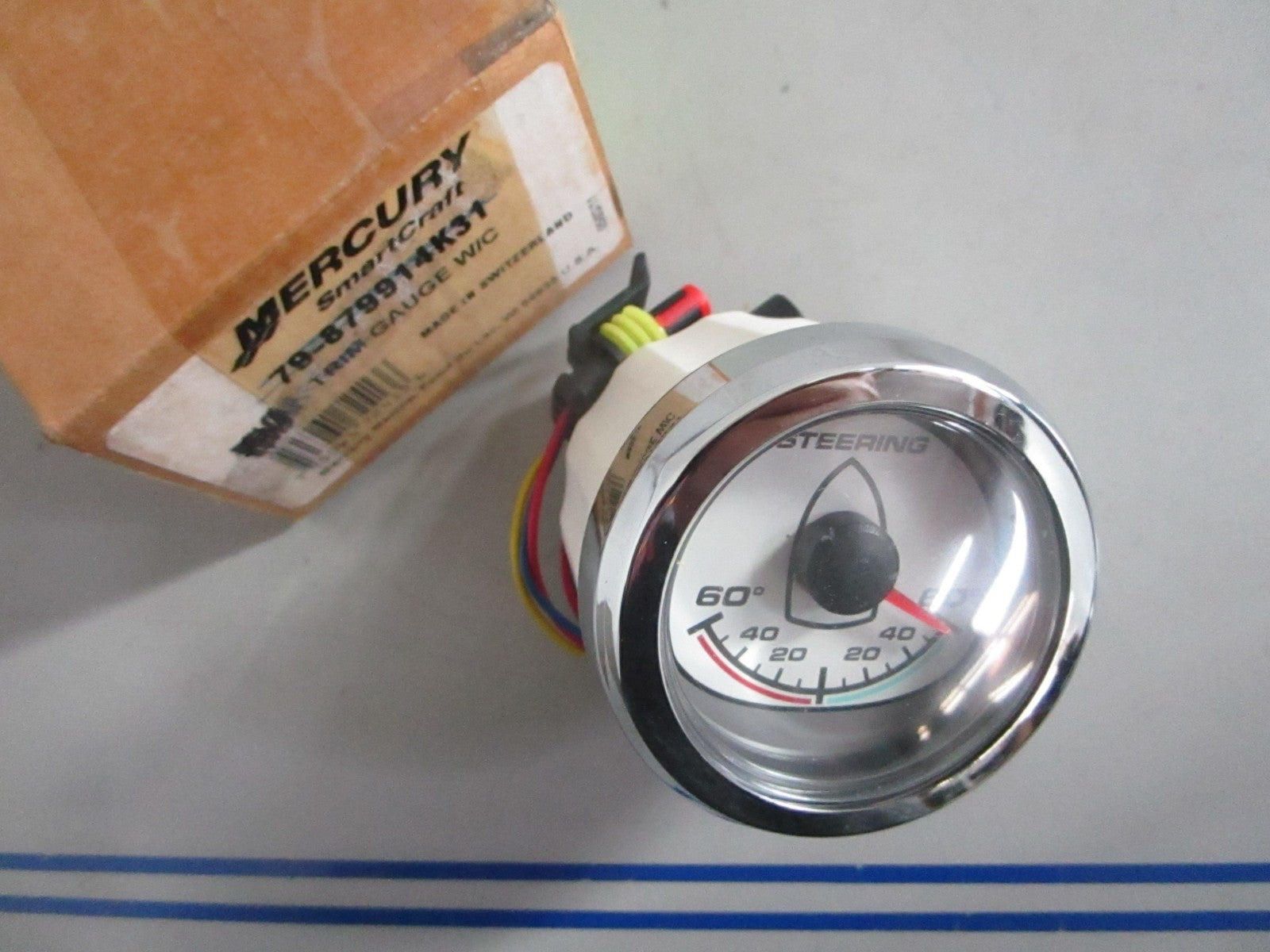 NEW OEM 79-879914K31 Mercury Quicksilver Trim Gauge 0820