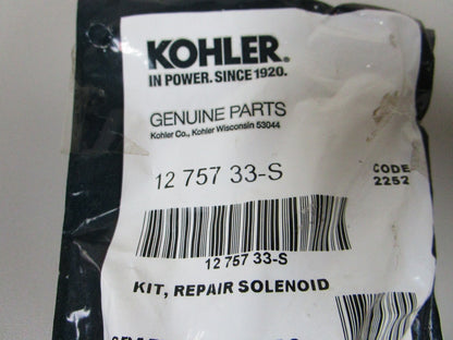 NEW OEM 12 757 33-S Kohler Solenoid Repair Kit 0810