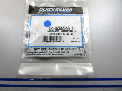 *NEW OEM* 0810 Mercury Quicksilver Washer Assembly 12-828694A 1