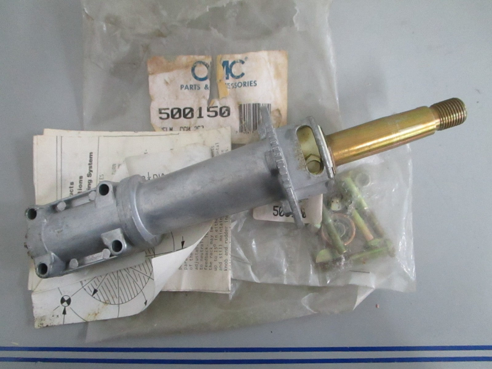 NEW OEM 500150 0500150 OMC Johnson Evinrude Helm 0820