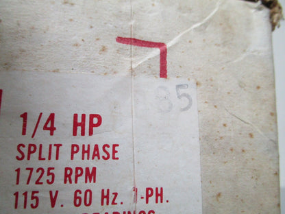 *NEW OEM* 0720 Dayton 1/4hp Blower Motor 5K908
