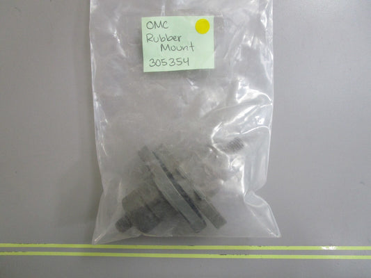 *NEW OEM* (LOT OF 2) 0810 OMC Johnson Evinrude Rubber Mount 305354 0305354