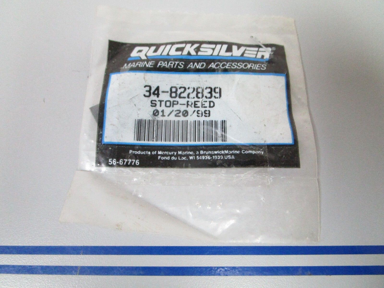 *NEW OEM* 0810 Mercury Quicksilver Lead Stop 34-822839