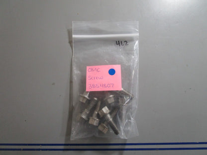 *NEW OEM* (LOT OF 2) 0810 OMC Johnson Evinrude Screw 3854807