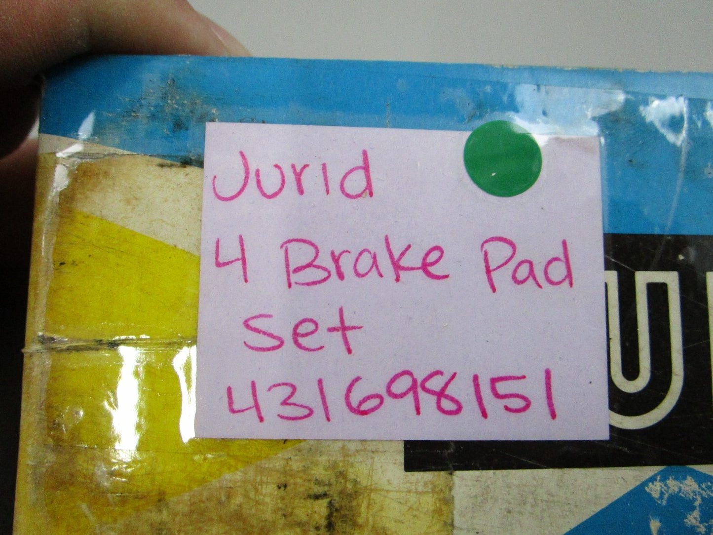 NEW 431698151 Jurid 4 Brake Pad Set 0810