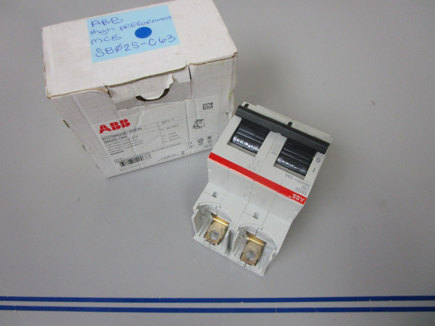 *NEW* 0720 ABB High Performance MCB S802S-C63