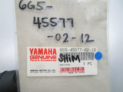 *NEW OEM* 0810 Yamaha Shim 6G5-45577-02-12