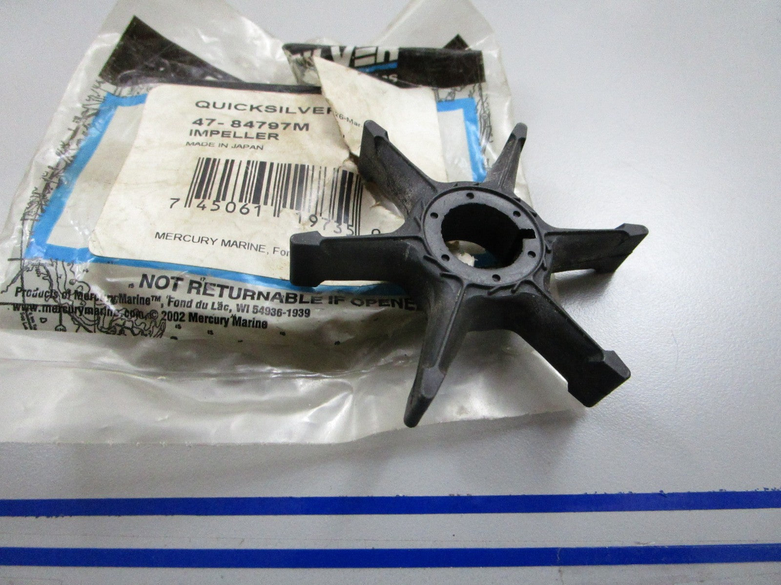 *NEW OEM* 0810 Mercury Quicksilver Impeller 47-84797M