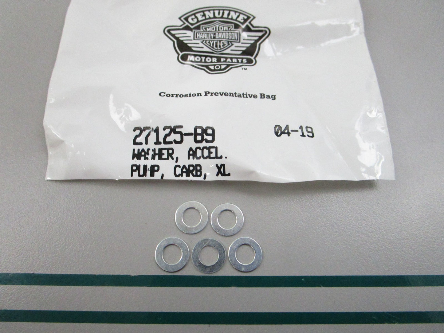 NEW OEM (LOT OF 5) 27125-89 Harley Davidson Washer 0810