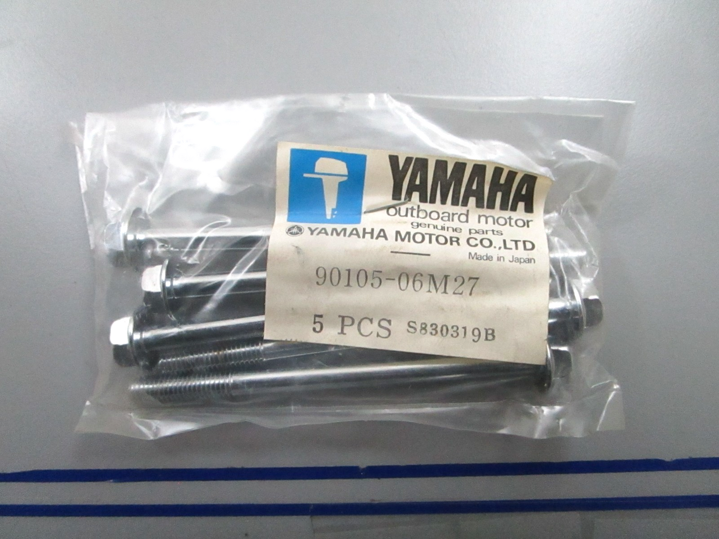 *NEW OEM* (LOT OF 5) 0810 Yamaha Washer Based Bolt 90105-06M27-00