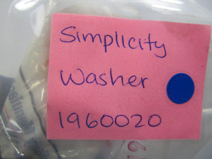 *NEW OEM* (LOT OF 2) 0810 Simplicity Washer 1960020