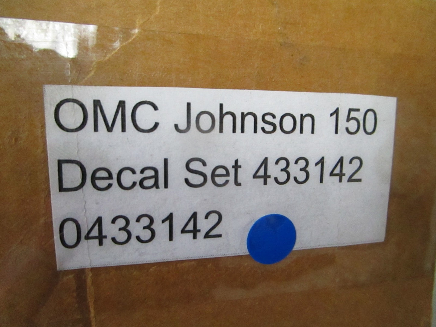 *NEW OEM* 0720 OMC Johnson 150 Decal Set 433142 0433142