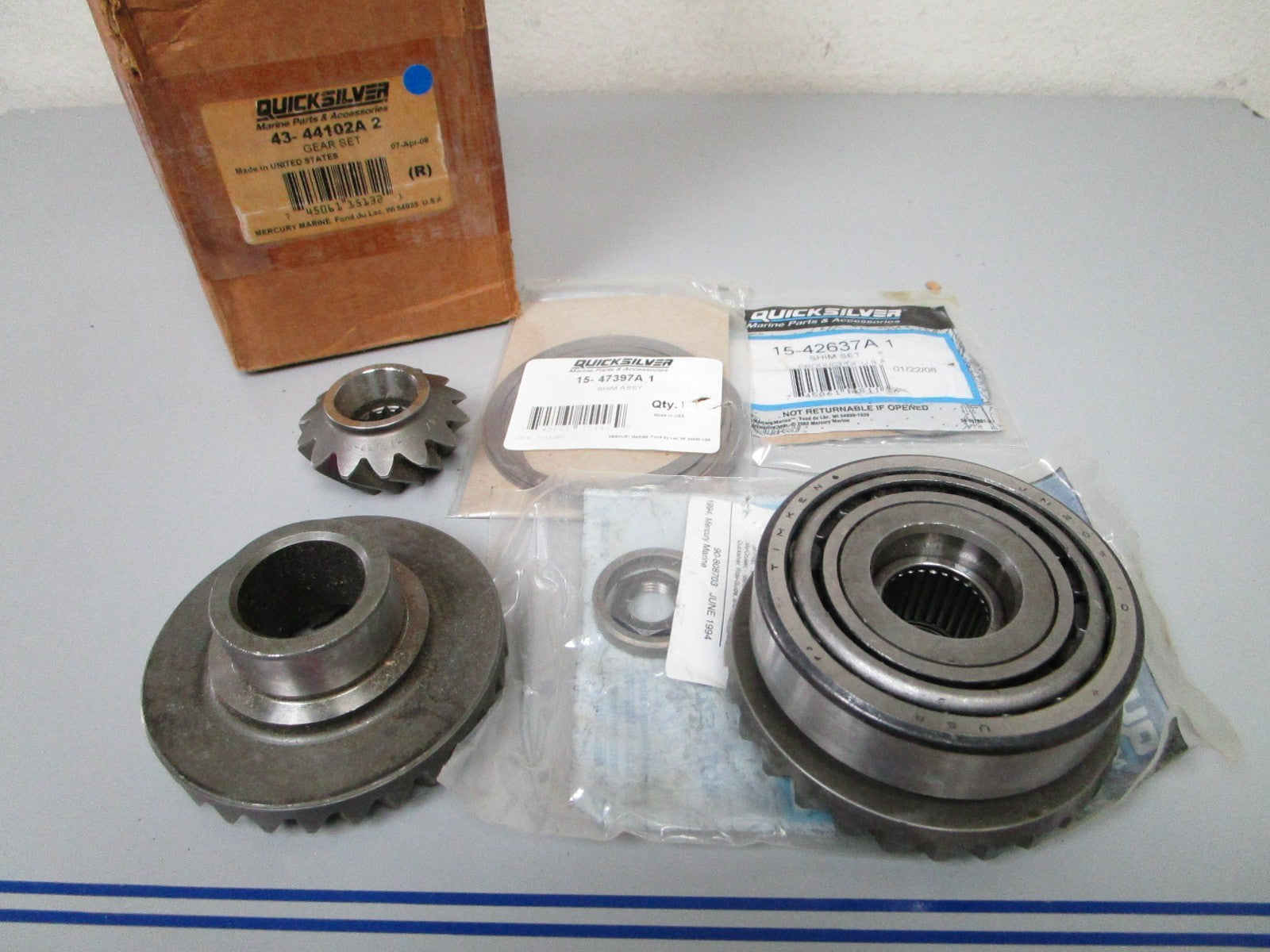*NEW OEM* 0720 Mercury Quicksilver Gear Set Assembly 43-44102A2