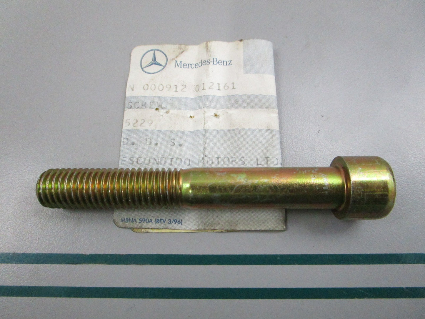 NEW OEM 000912012161 Mercedes-Benz Screw 0810