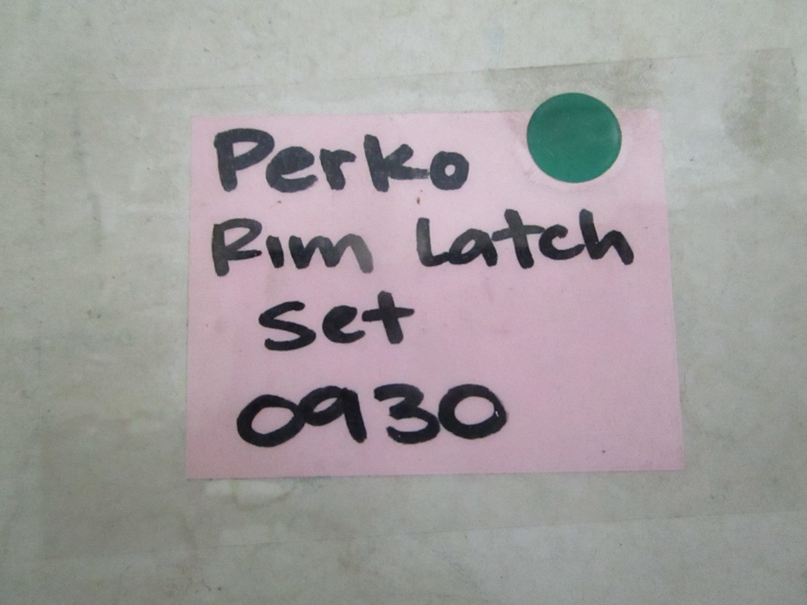 NEW OEM 0930 930 Perko Rim Latch Set 0820