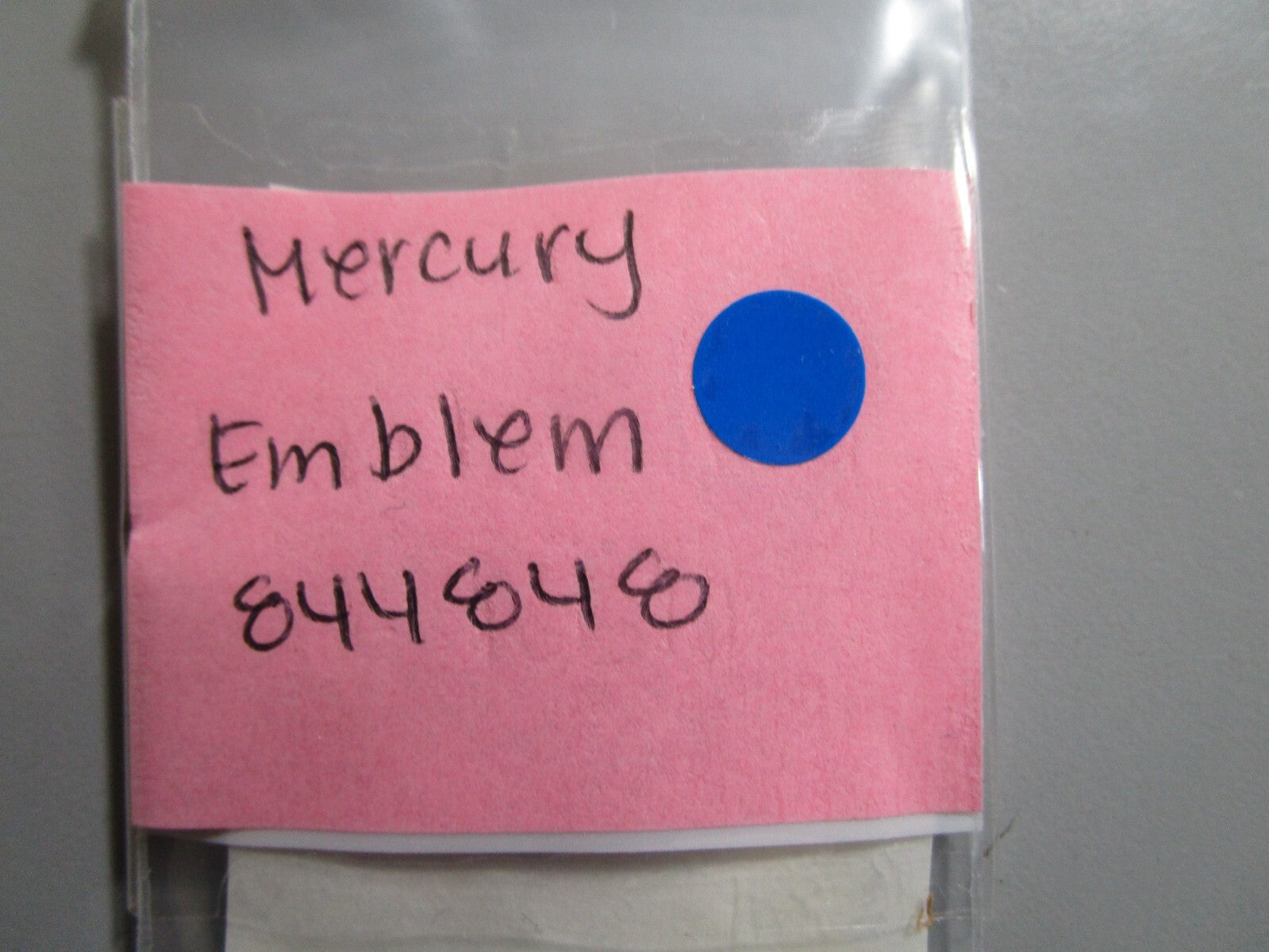 *NEW OEM* 0810 Mercury Quicksilver Emblem 844848