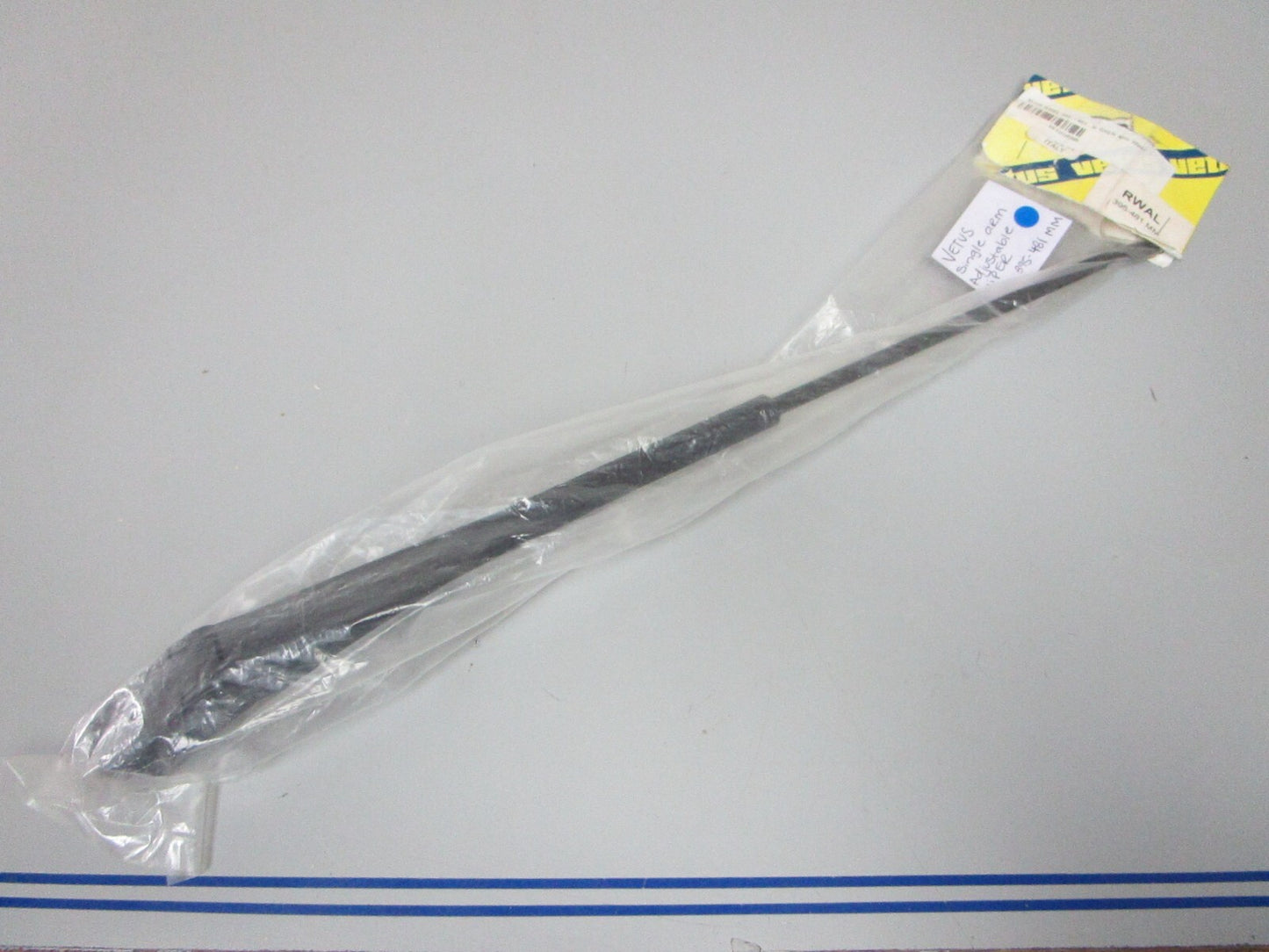 *NEW* 0810 Vetus Single Arm Adjustable Wiper RWAL 395-481 MM