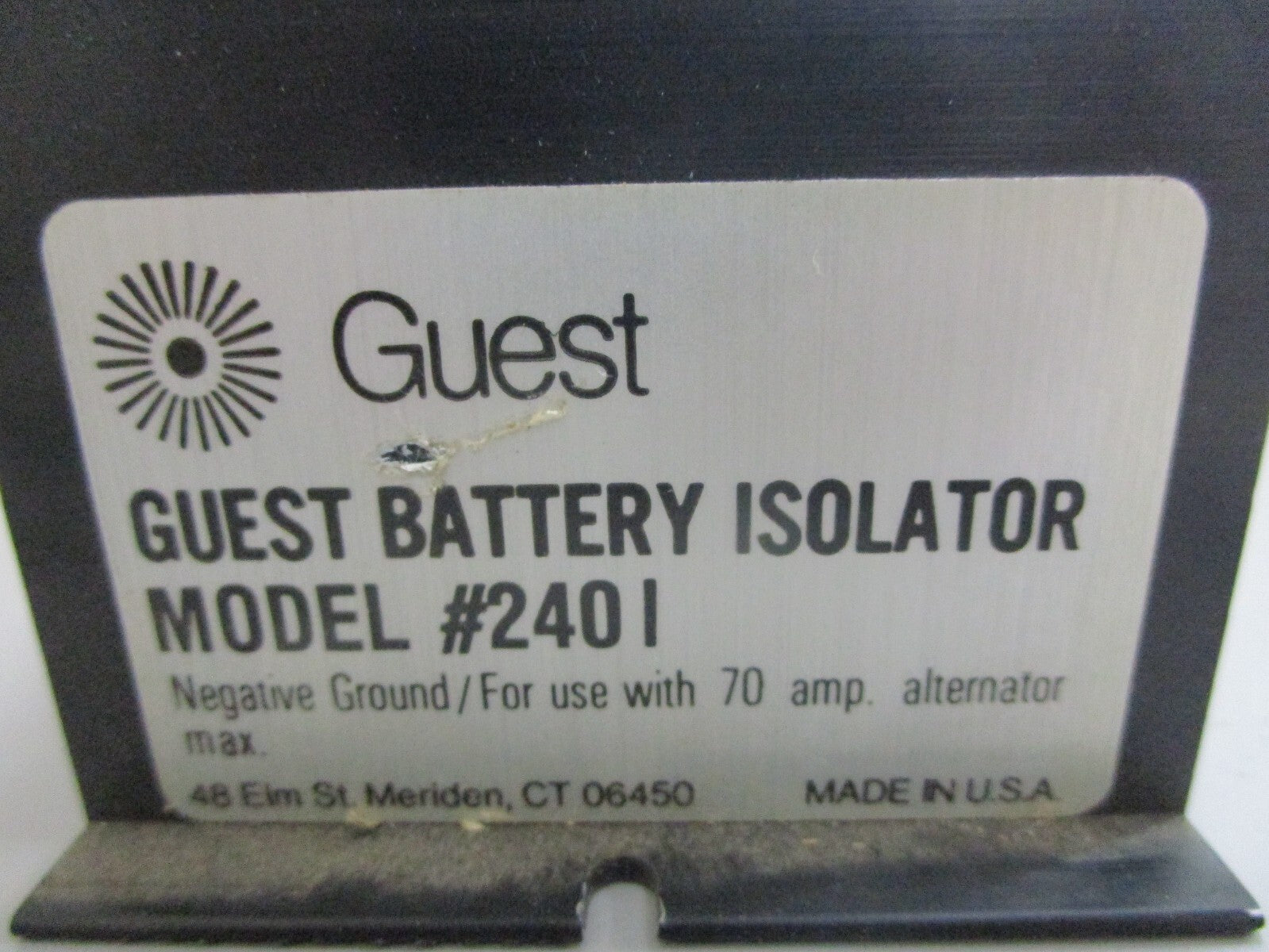 *NEW* 0820 Guest Battery Isolator 2401
