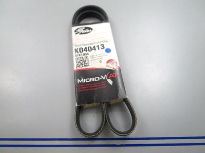 NEW K040413 Gates Micro-V Serpentine Belt 0810