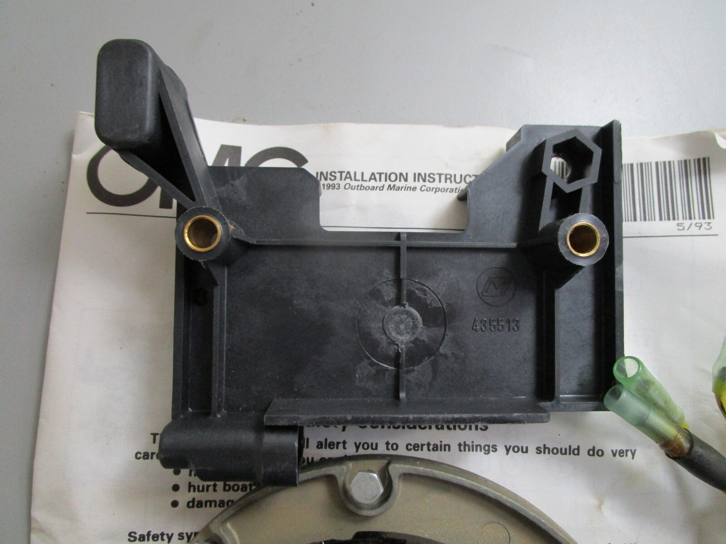 *NEW OEM* 0820 OMC Johnson Evinrude Battery Charge Kit 176942 0176942