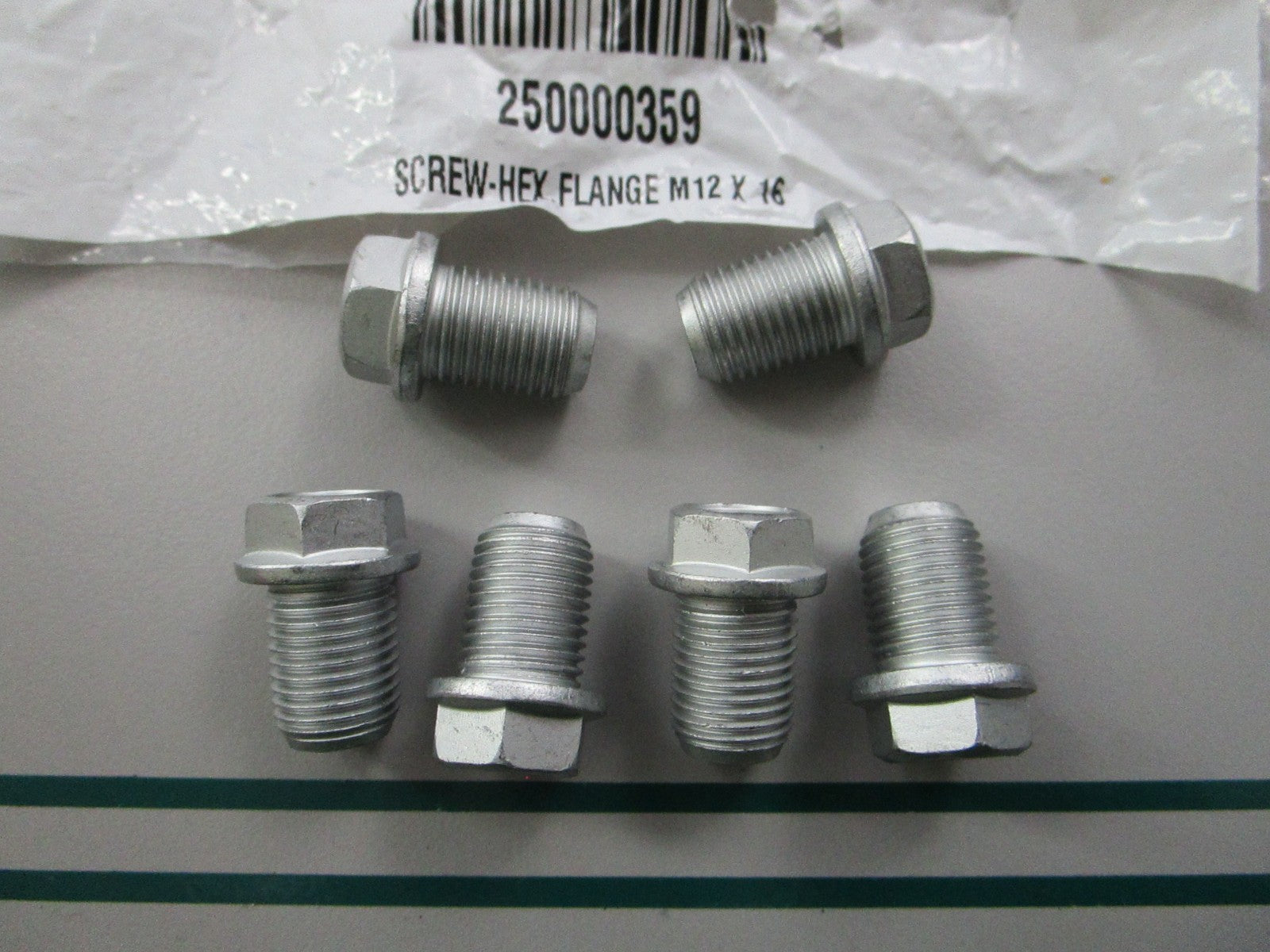 NEW OEM (LOT OF 6) 250000359 Can-Am Hex Flange Screw 0810