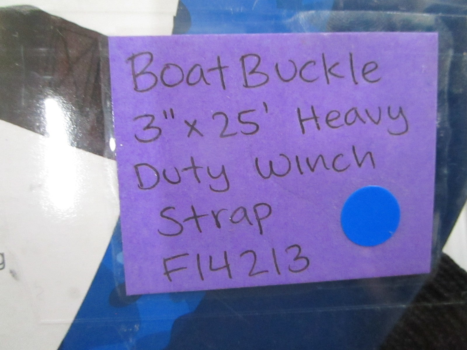 *NEW* 0810 Boat Buckle 3" X 25' Heavy Duty Strap F14213