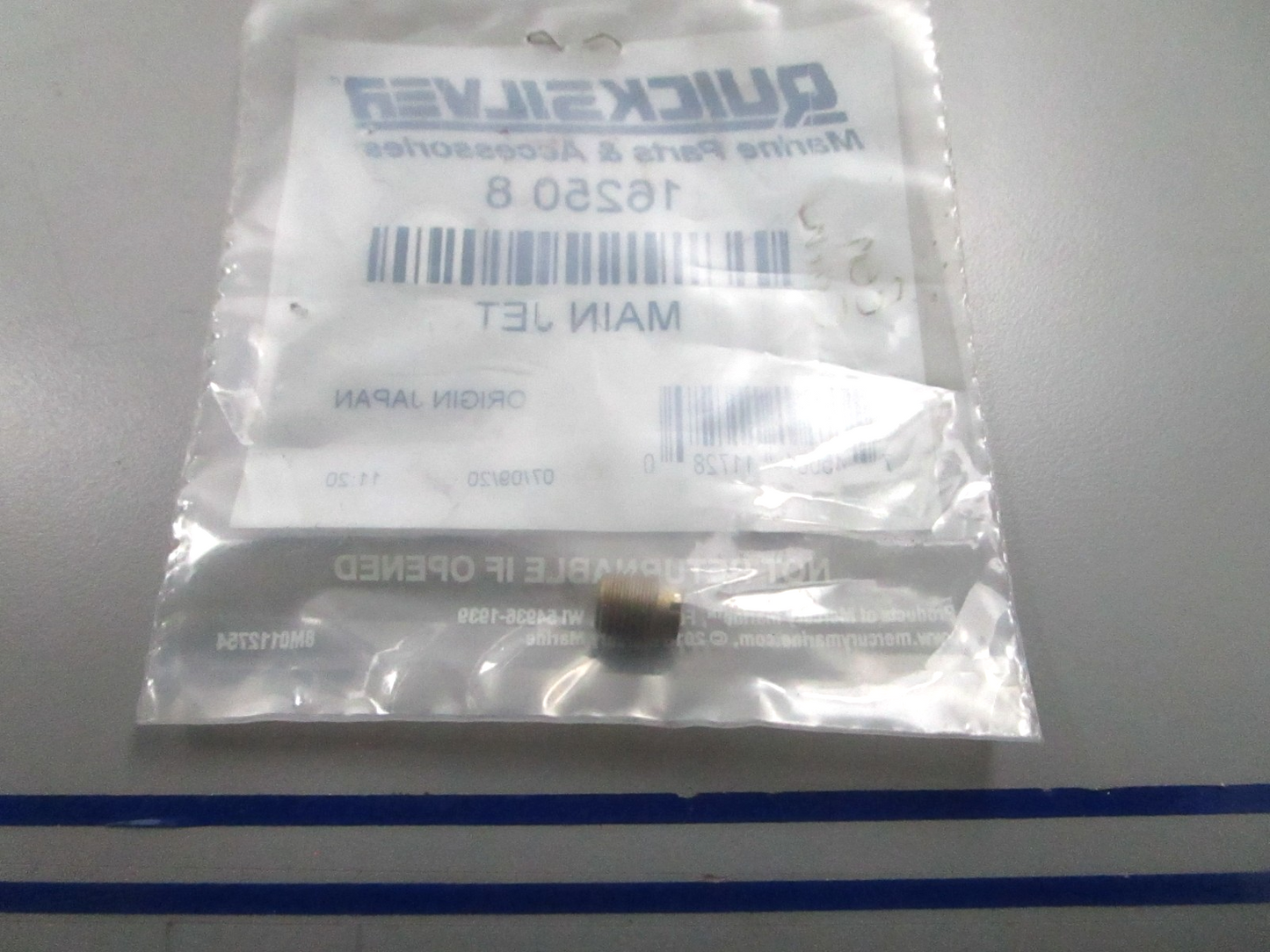 *NEW OEM* 0810 Mercury Quicksilver Main Jet 16250 8