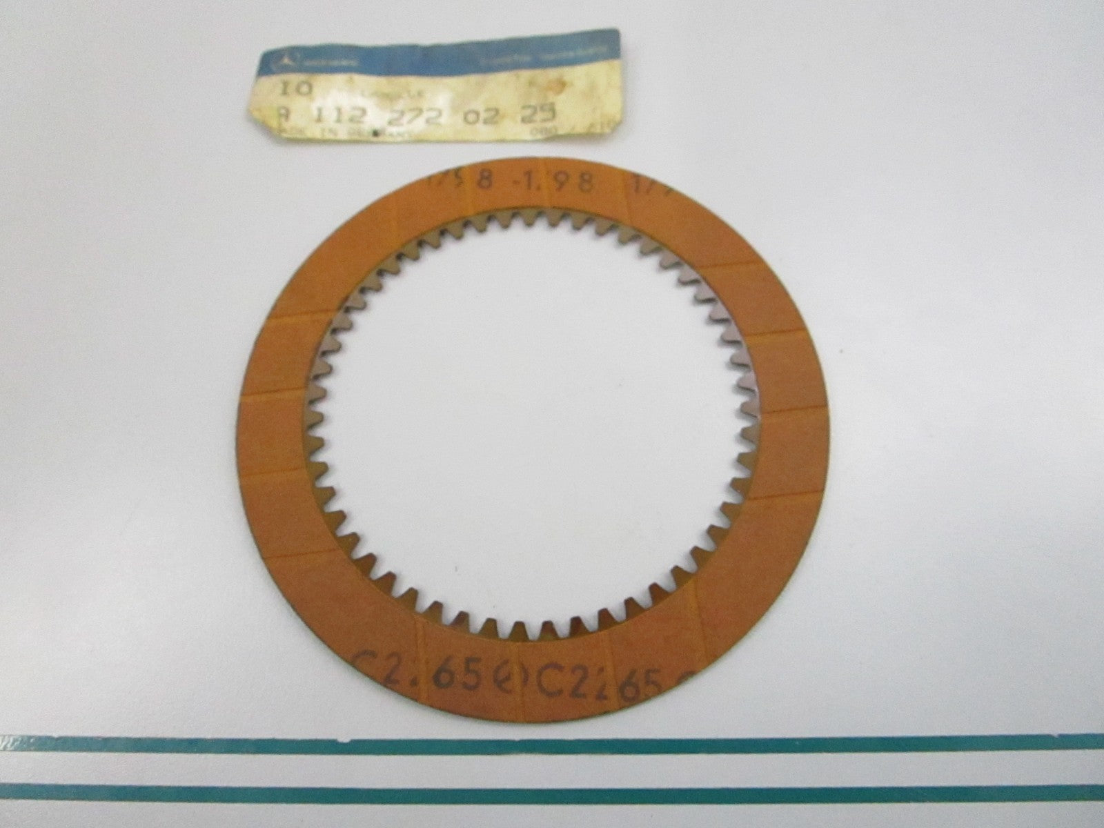 NEW OEM 1122720225 Mercedes-Benz Clutch Disc 0810
