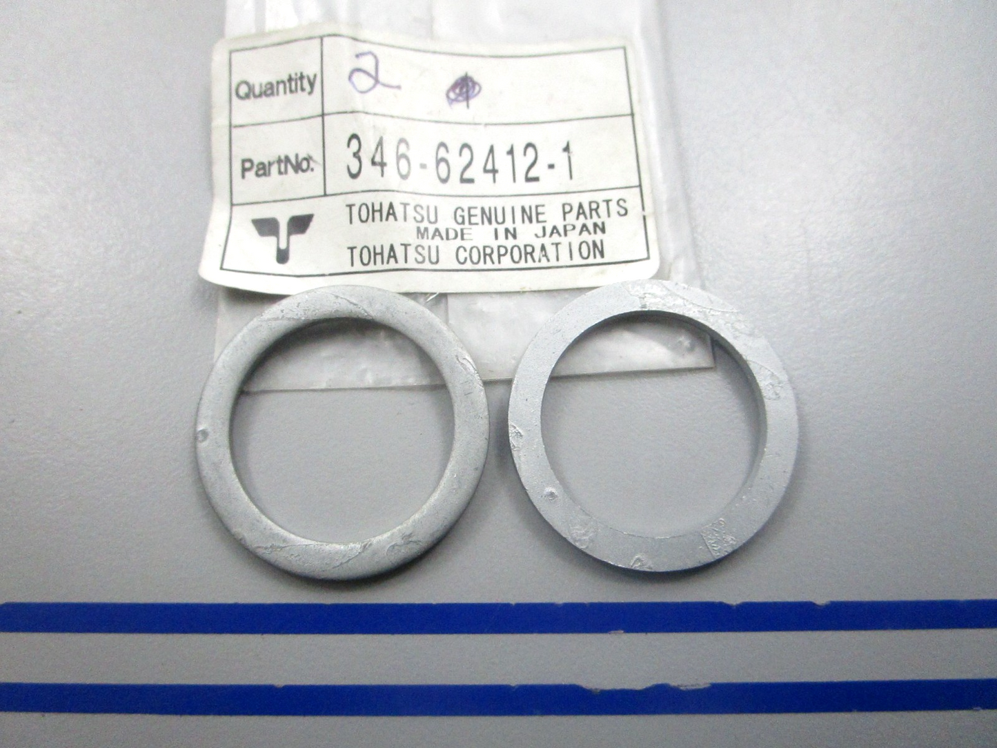 NEW OEM (LOT OF 2) 346-62412-1 346624121 Tohatsu Washer 0810