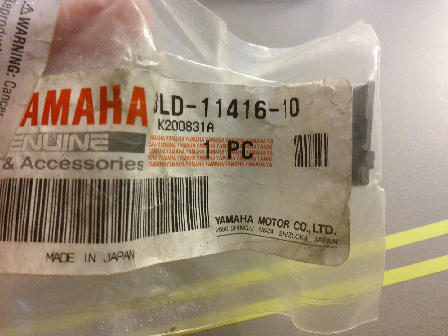 *NEW OEM* 0750 Yamaha CRANKSHAFT PLANE BEARING 1  3LD-11416-10-00