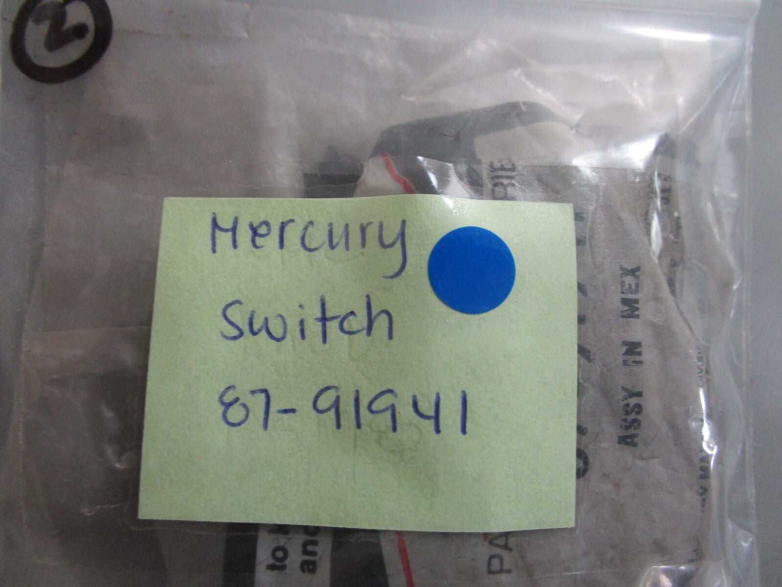 *NEW OEM* 0720 Mercury Quicksilver Switch 87-91941