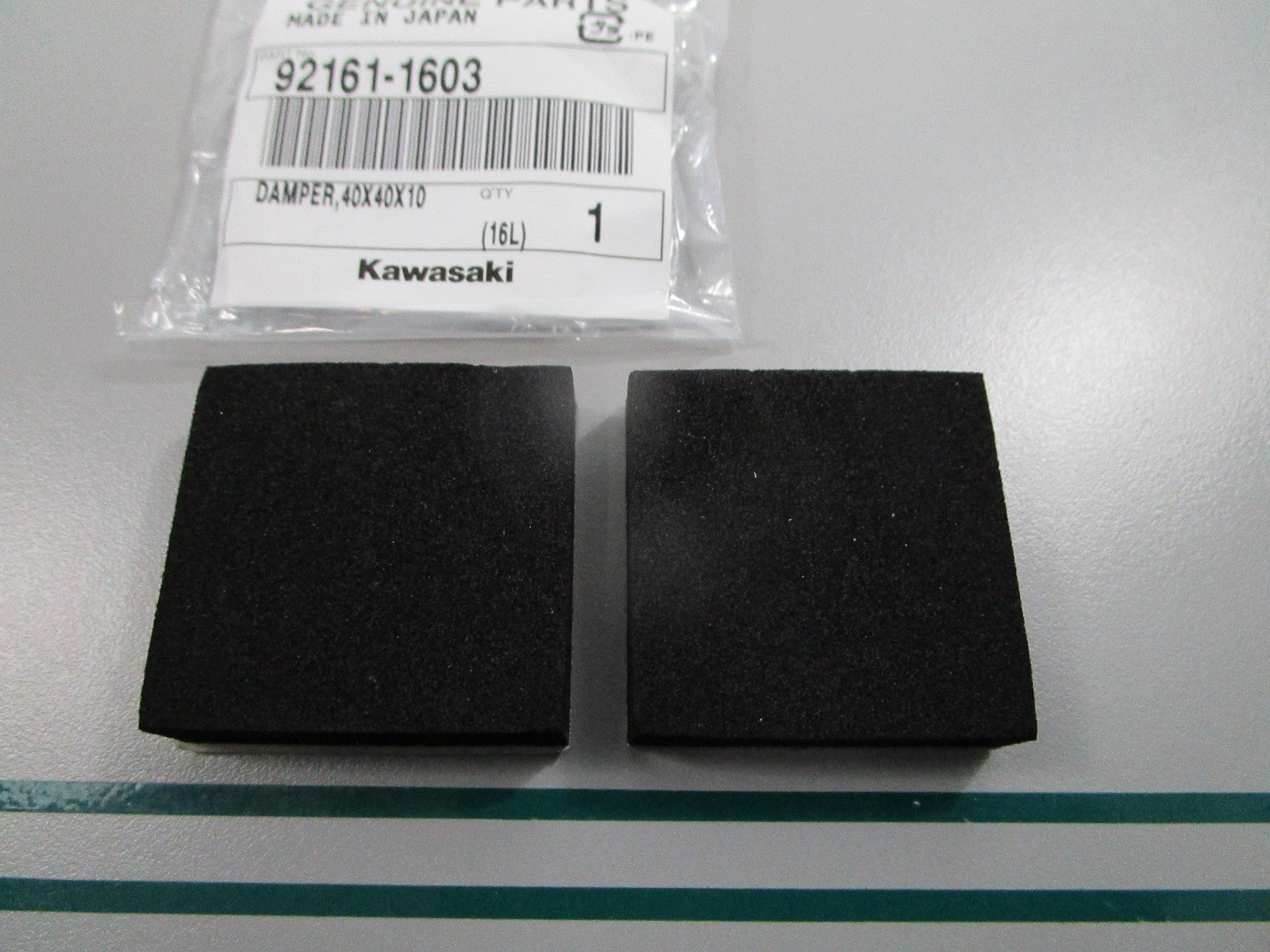 NEW OEM (LOT OF 2) 92161-1603 Kawasaki Damper 0810