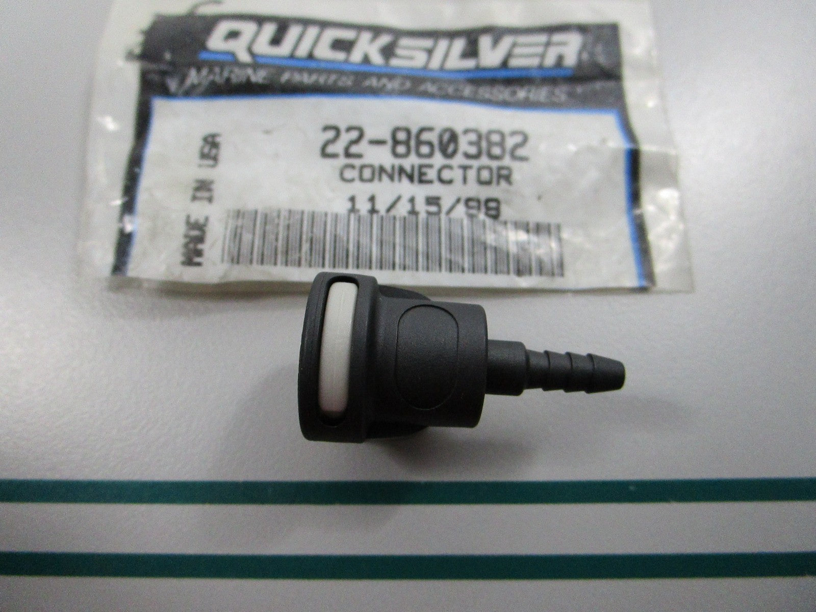 NEW OEM 22-860382 Mercury Quicksilver Speedometer Connector 0810