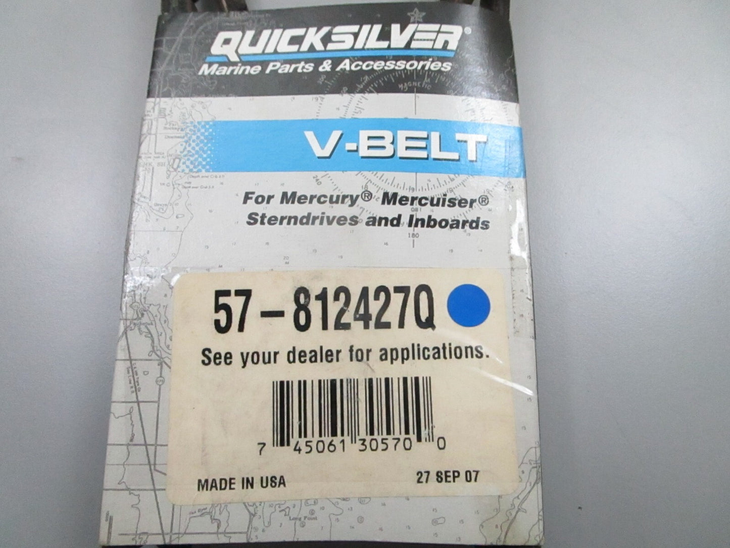 *NEW OEM* 0810 Mercury Quicksilver V-Belt 57-812427Q