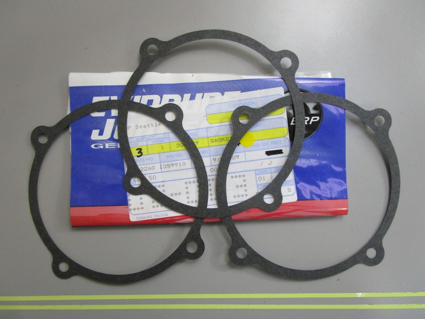 *NEW OEM* (LOT OF 3) 0810 OMC Johnson Evinrude Gasket 308799 0308799