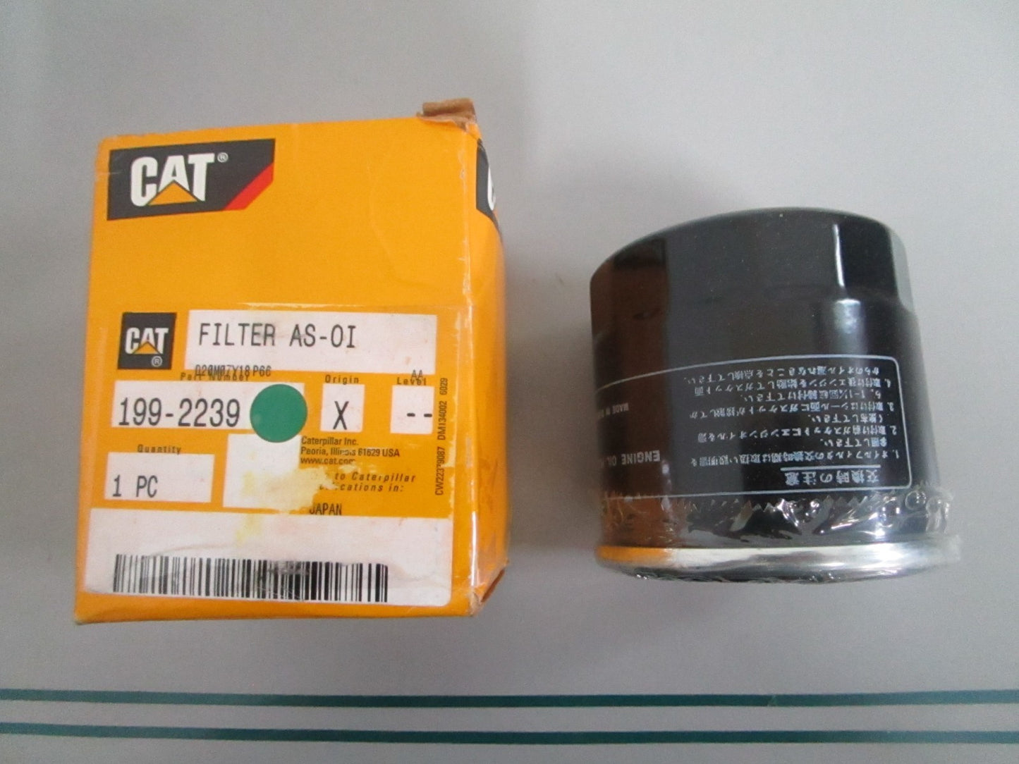 Caterpillar 199-2239 Filter Oil Mini Excavator 302.5C 303CR 304CR NEW OEM 0820